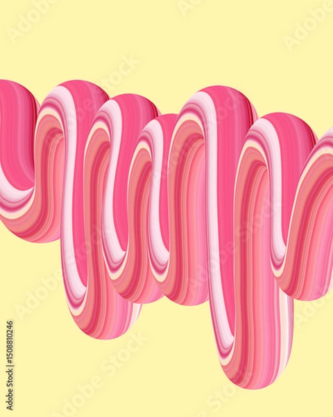 Obraz Spiral artistic pastel color abstract  illustration for wallpaper background
