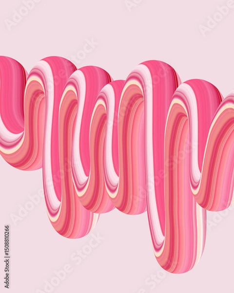 Obraz Spiral artistic pastel color abstract  illustration for wallpaper background