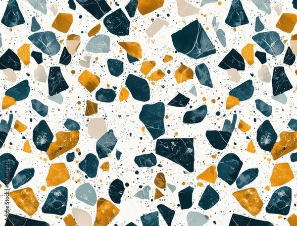 Fototapeta Colorful Terrazzo Pattern