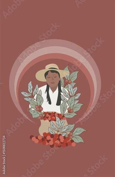 Fototapeta This version conveys a strong sense of origin, care, and quality—ideal for artisan or ethically sourced coffee branding. Let me know if you'd like variations or a matching visual style.







