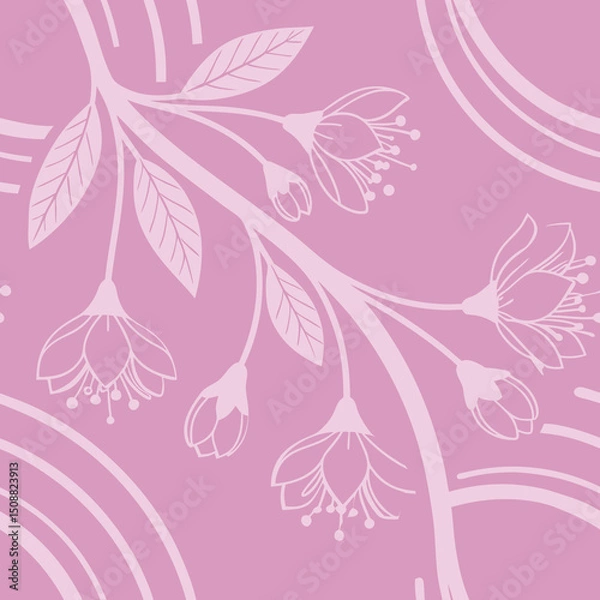 Fototapeta Beautiful Abstract colorful seamless background pattern with texture and bright color modern creative art geometric design