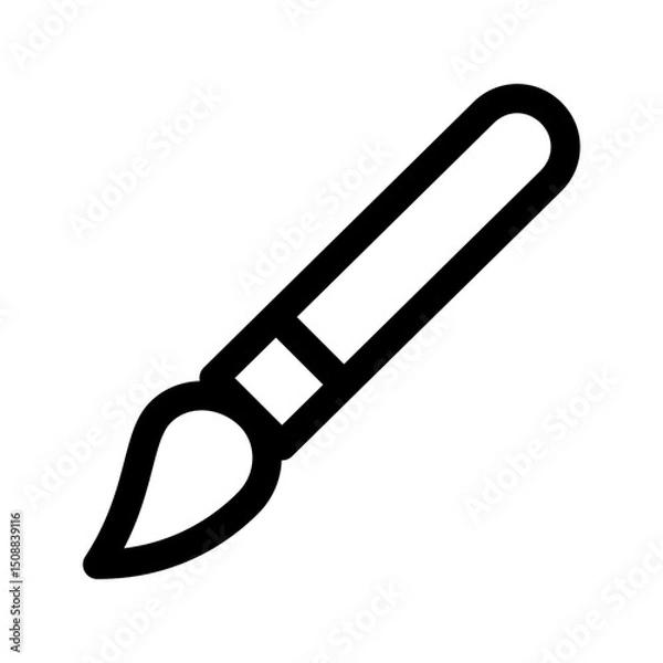 Fototapeta Paint Brush icon Brush sign. for mobile concept and web design. vector illustration on white background