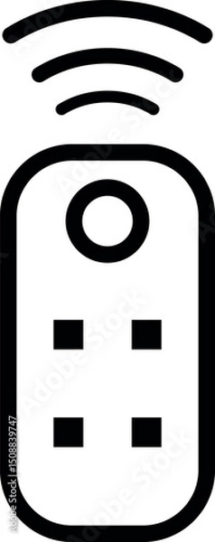 Obraz Remote icon vector templates Art & Illustration