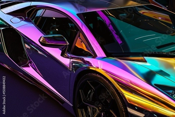 Fototapeta A colorful display of car images on a rental website illustrates choices available, aiming to attract clients looking for their ideal vehicle.
