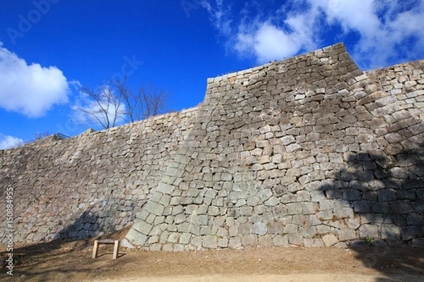 Fototapeta 丸亀城の石垣 -石垣の名城・現存十二天守-