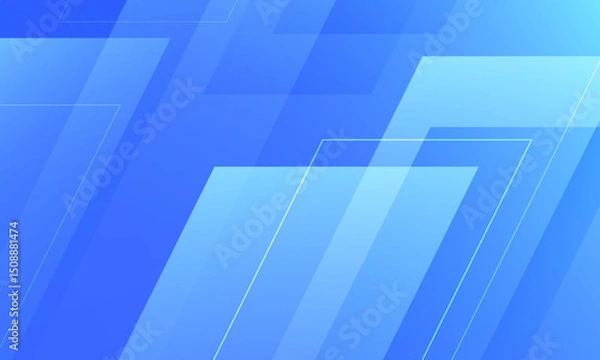 Fototapeta Blue abstract background. Vector illustration