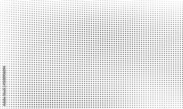 Obraz Abstract halftone wave dotted background. Futuristic twisted grunge pattern, dot, circles.  Vector modern optical pop art texture for posters, business cards, cover, labels mock-up, stickers layout
