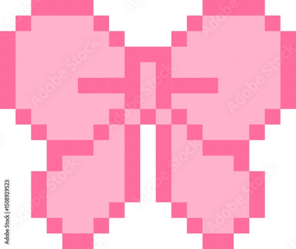 Obraz pink pixel ribbon