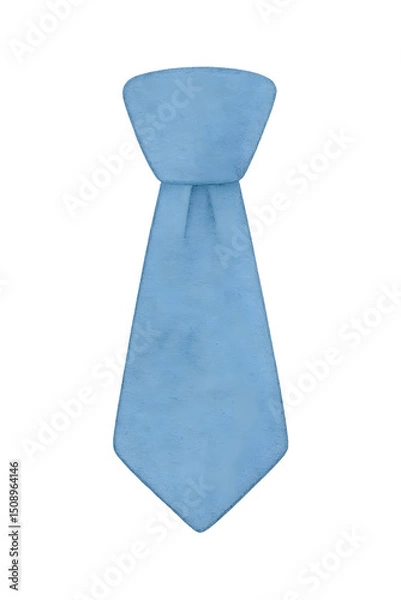 Obraz Light-blue tie against a dark background.