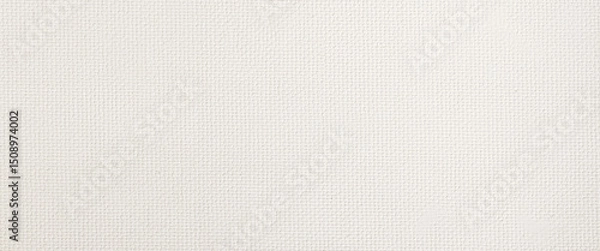 Fototapeta White Canvas Texture Close-Up Background