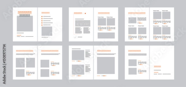 Obraz Product Catalog Design