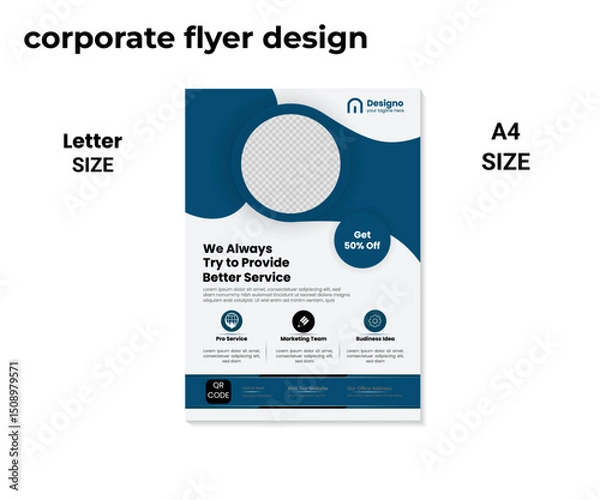 Obraz Clean Corporate Brochure Layout