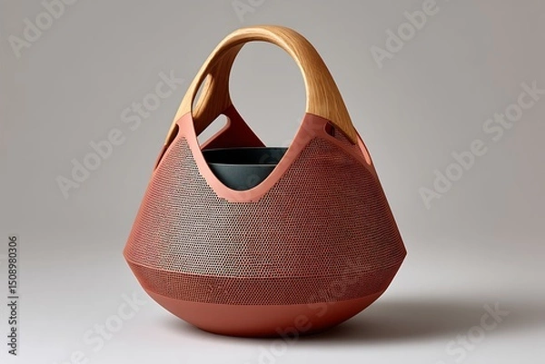 Obraz Soft pink silicone storage bin high resolution picture