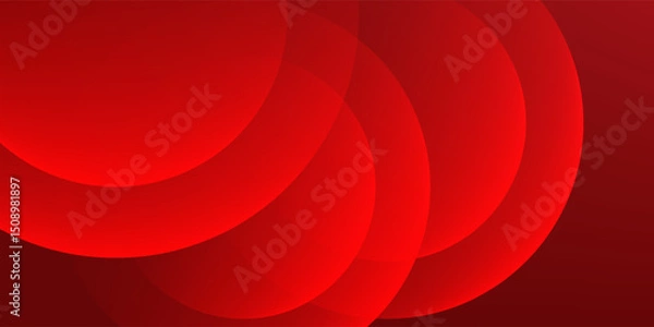 Obraz Red abstract background. Dynamic shapes composition. Eps10 vector