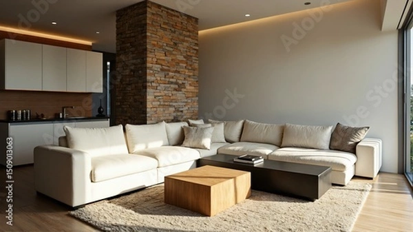 Obraz modern living room