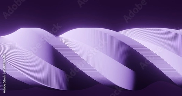 Obraz Abstract background spiral geometric pattern of design 3d render