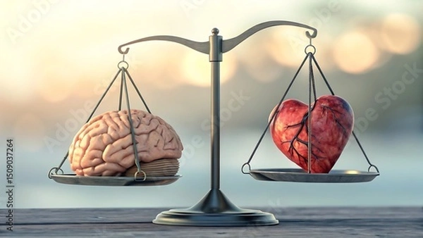 Obraz Heart or brain
