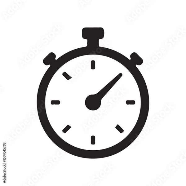 Fototapeta stopwatch vector illustration