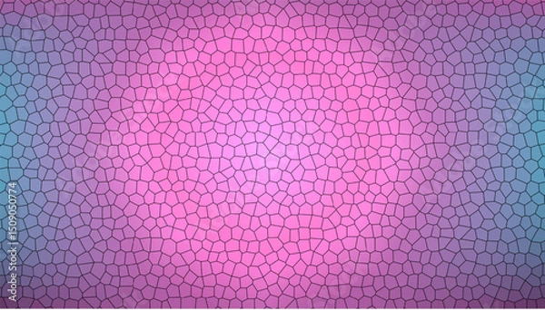 Fototapeta Colorful Mosaic Texture with Gradient Background.