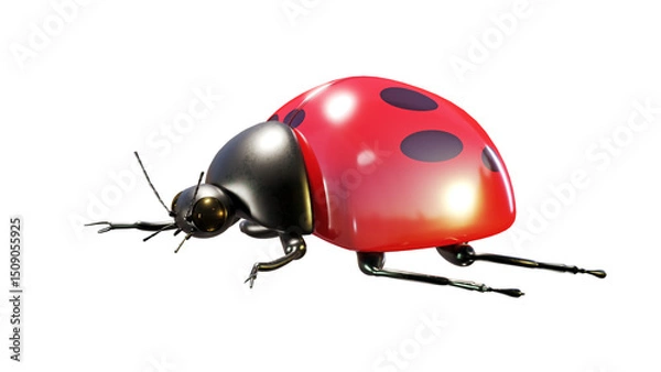 Obraz ladybug 3D rendering