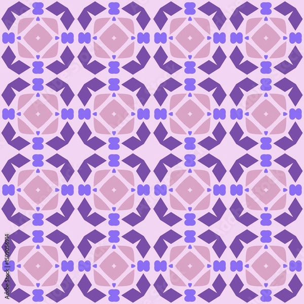 Obraz Symmetrical Dance seamless pattern