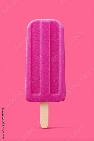 Obraz Pink Popsicle created with Generative AI Technology, ai, generative