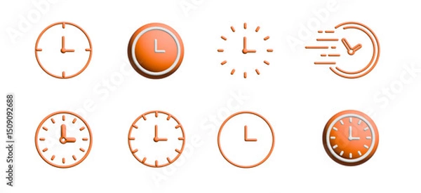 Obraz Clock 3d