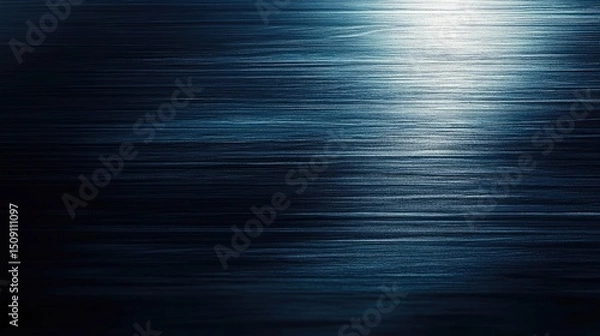 Obraz Dark, metallic surface with reflective streaks.