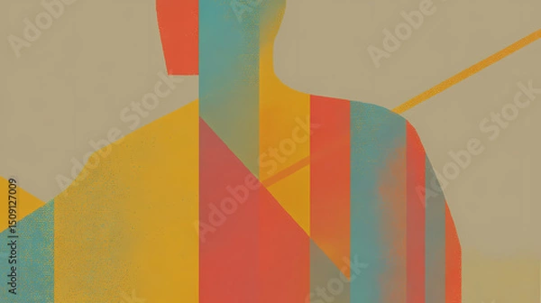 Obraz abstract composed figure