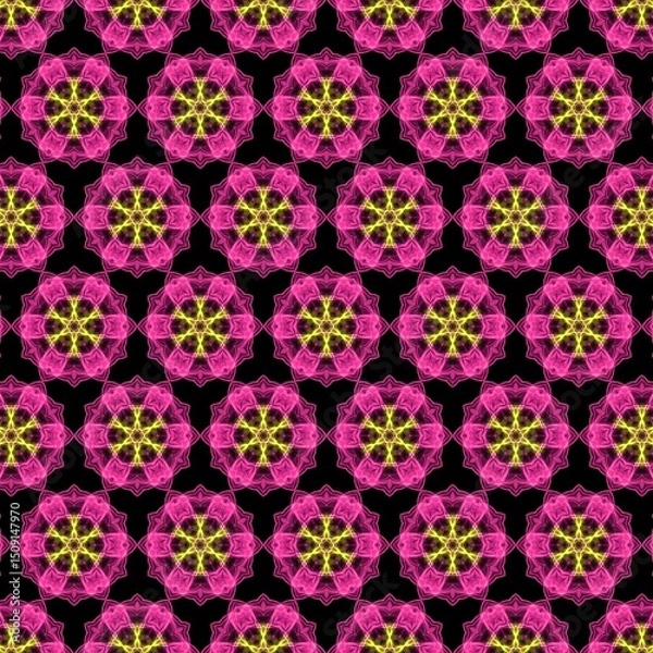 Fototapeta seamless floral pattern