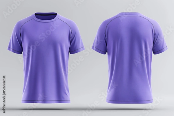 Obraz Purple Shirt created with Generative AI Technology, ai, generative