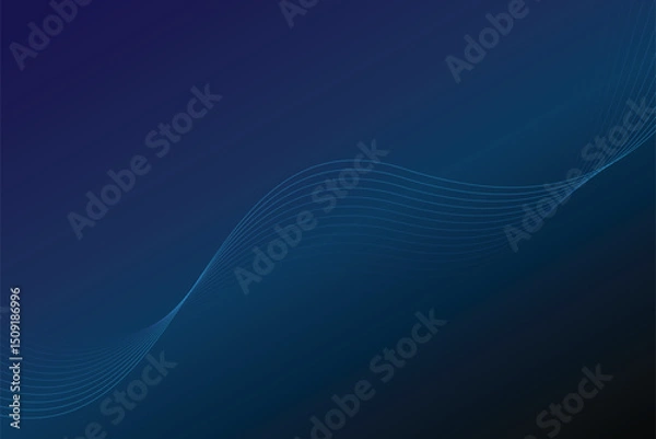 Fototapeta Blue Texture with Gradients and Facets Reflecting a Calm Yet Energetic Mood for Creative Background Design