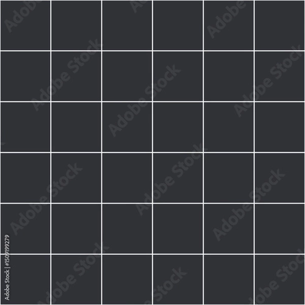 Fototapeta Grid line. Background editable can use for wallpaper, pattern and tile texture. Seamless vector pattern. Background grid. Cell. Black and white. Seamless pattern