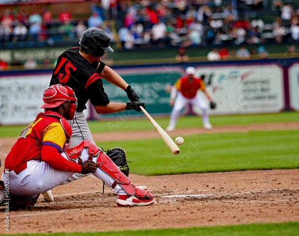 Obraz #15 baseball player hitting