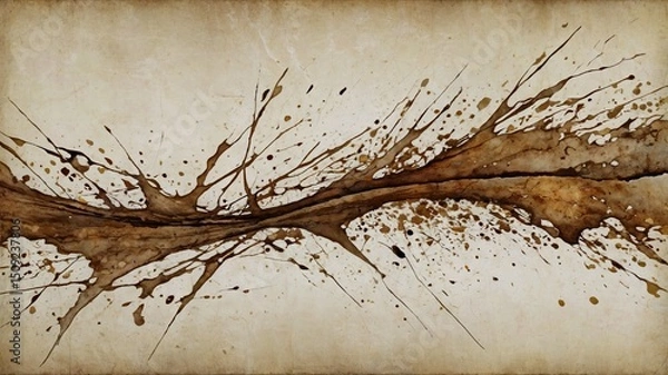 Obraz abstract background in warm brown tones