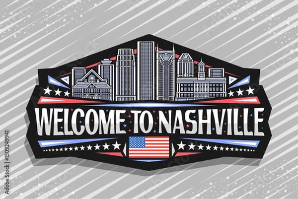 Obraz Vector logo for Nashville