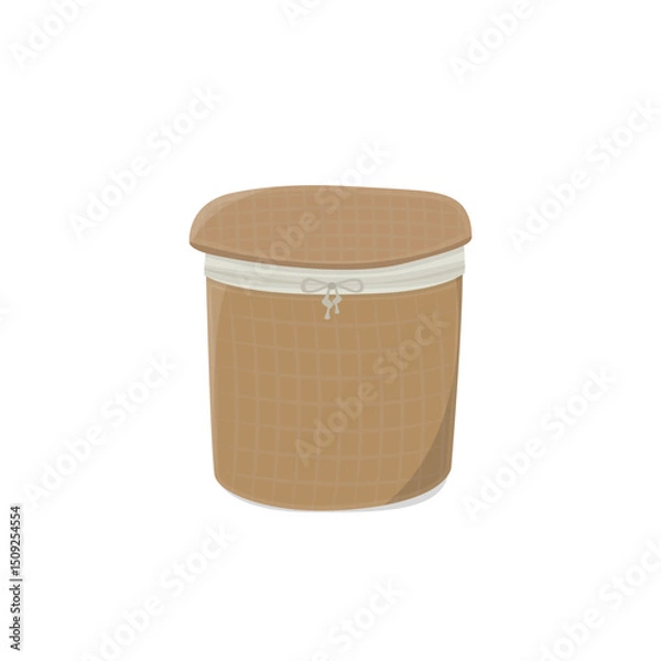 Fototapeta Laundry Basket Icon Vector Design.