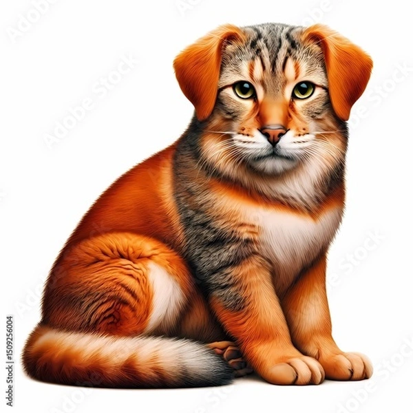 Obraz cat dog mash up