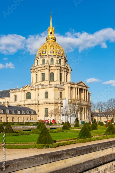 Fototapeta Les Invalides (National Residence of the Invalids) in Paris, France