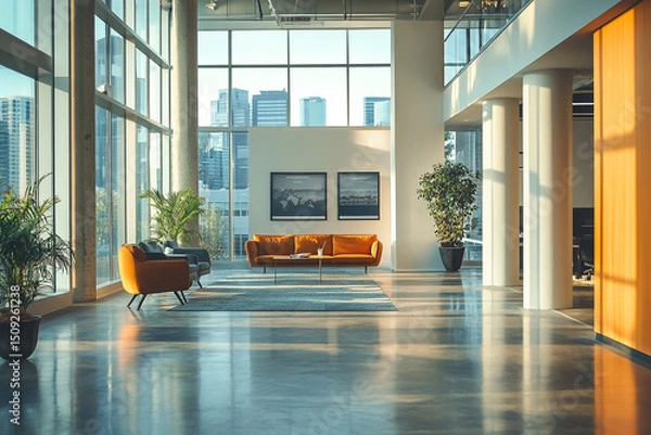 Fototapeta case study on how businesses are adopting smart office technology to reduce overhead costs and enhance workplace sustainability