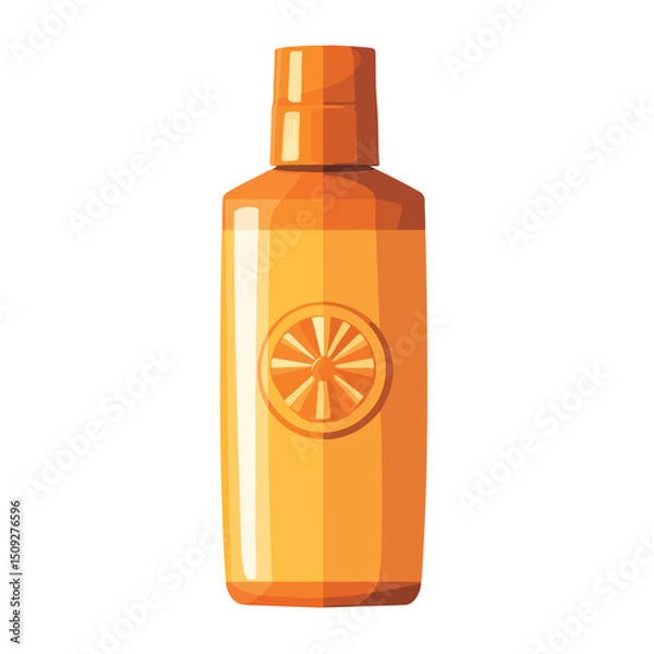 Obraz Sun Bronzer Bottle Icon on White Background - Professional Flat Vector Illustration