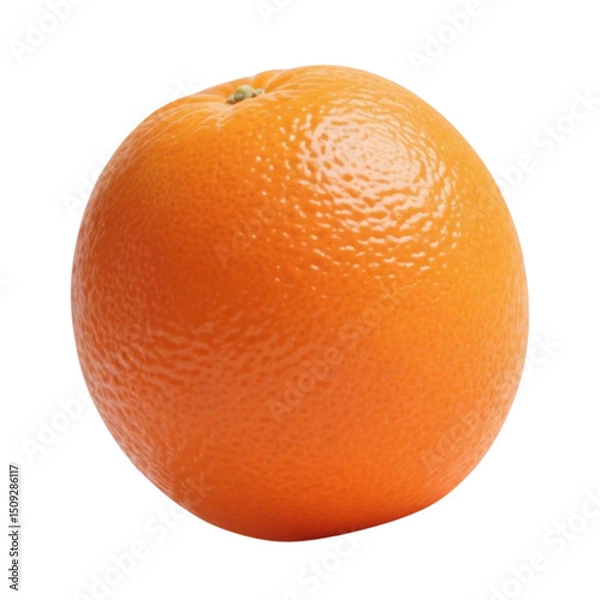 Fototapeta Single orange fruit image isolated on white background