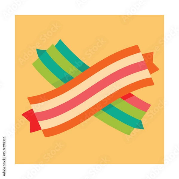 Obraz Colorful Assorted Sour Candy Belts