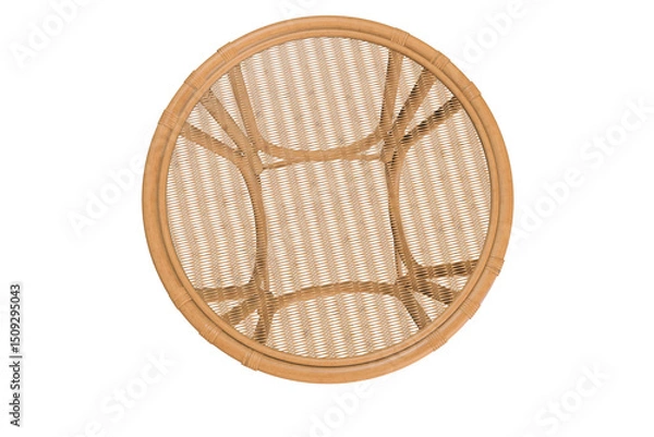 Obraz Round Rattan / Wicker Dining Table 3D Model