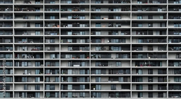 Obraz Modern Apartment Building Facade