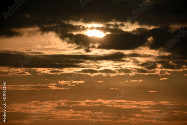 Obraz sunset in the sky