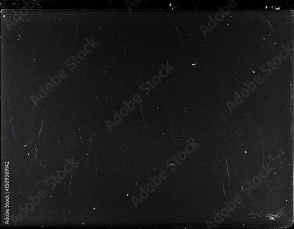 Fototapeta Vintage film grain overlay, realistic noise with subtle scratches and dust specks