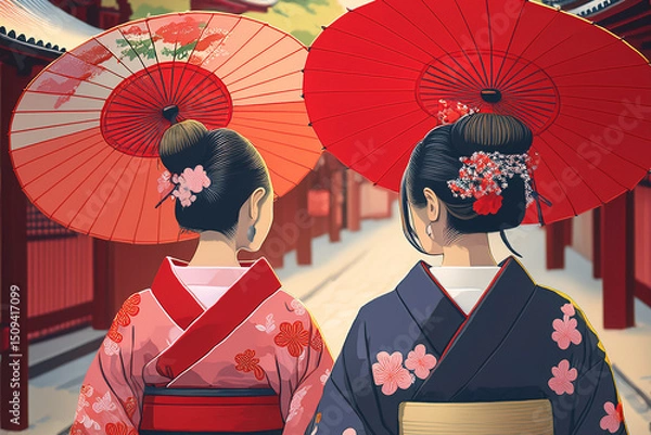 Fototapeta Maiko Stroll