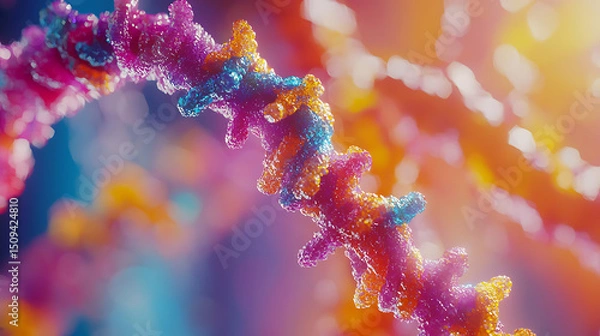 Obraz Cell Biology Meets Genetics: Link Between Chromosomal XY System and Cellular Structure and copy space for text
