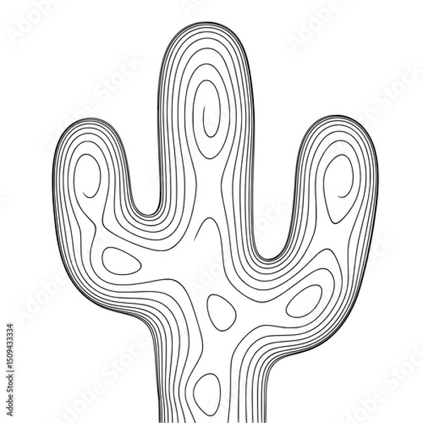 Fototapeta hand drawn vector illustration of an abstract hand drawn
